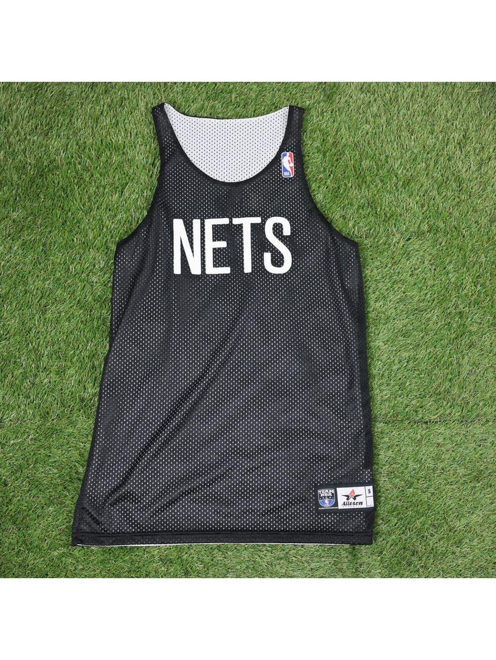 Alleson Athletic Brooklyn Nets Black Mesh Basketball Jersey
